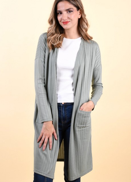 Cardigan lung open style