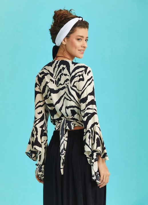 Bluza Gypsy Style Zebra print