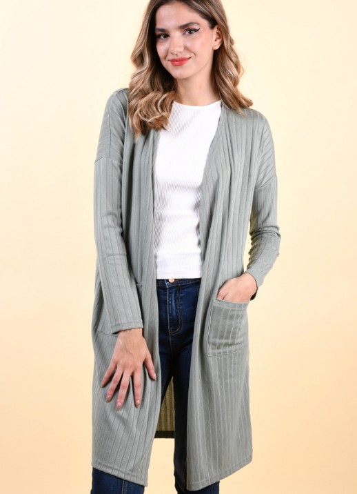 Cardigan lung open style