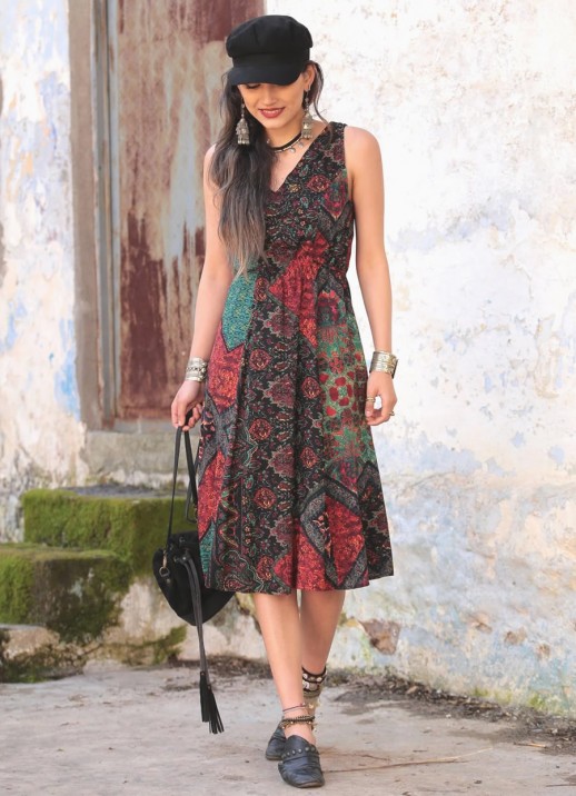 Etnic-boho-chic summer dress
