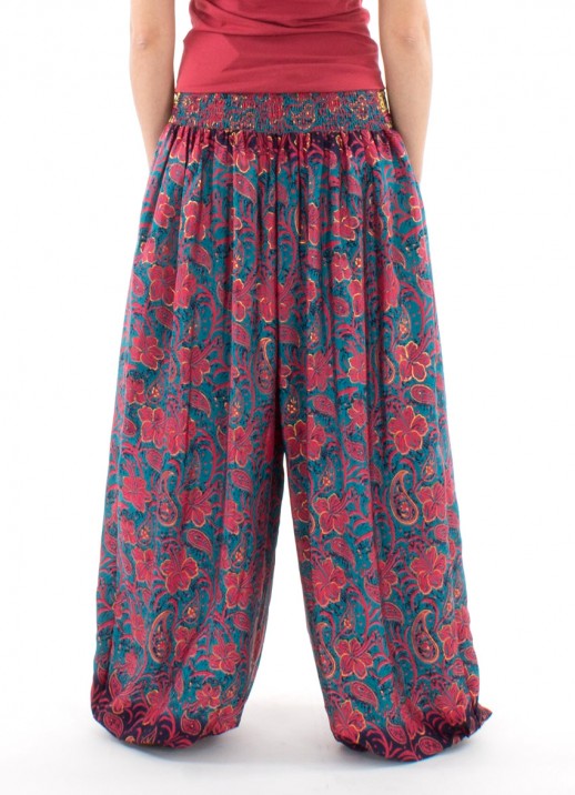 Pantaloni sari model hibiscus